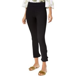 Inc International Concepts Ruffled-Hem Ankle Skinny leg Pants Size 8 NWT